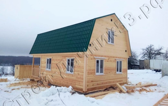 2 Брусовой дом К-17, 6×9, 84,5 м², Псковская область, Деревня Миритиницы (7)